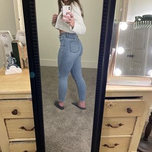 Distressed skinny jeans. Pacsun. Size 24.